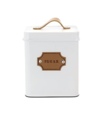 Kitchen Food Storage and Organization 5 Piece Canister Set in White