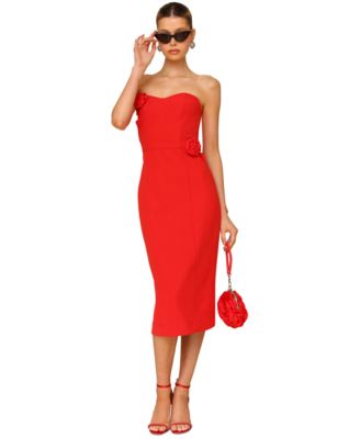 Women's Red Sweetheart Dresses - Macy's