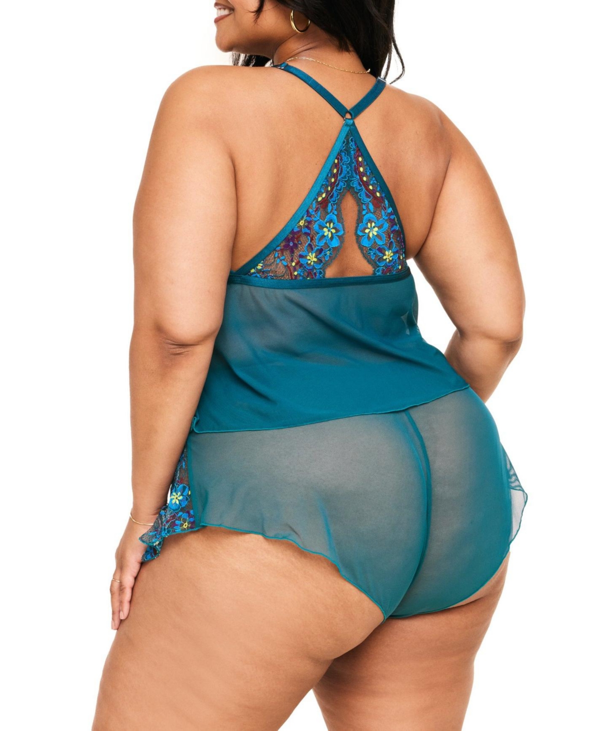 Adore Me Plus Size Blake Camisole & Shorts Set Lingerie