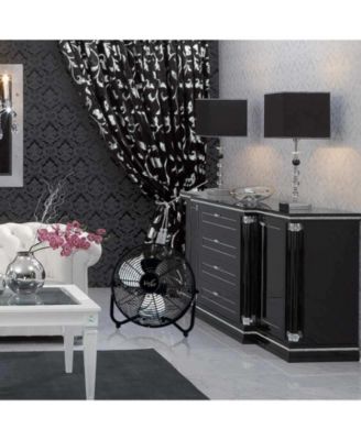 12 Inch High Velocity All Metal Tilting 3 Speed Floor Fan