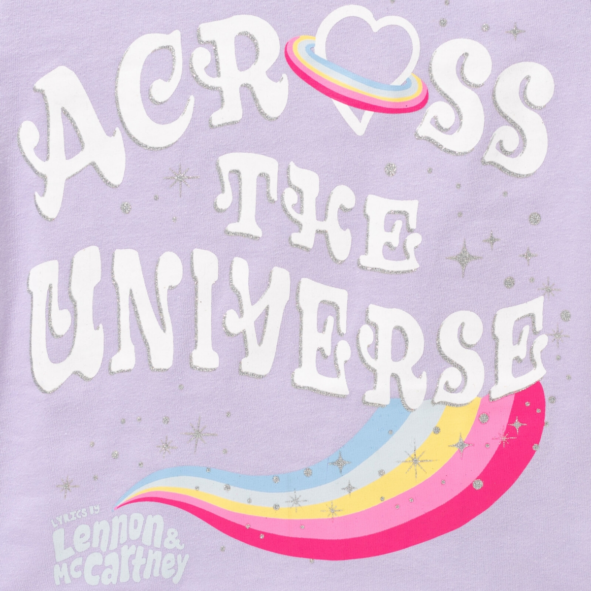 Lyrics by Lennon and McCartney Toddler Girls 3 Pack T-Shirts - purple/ pink