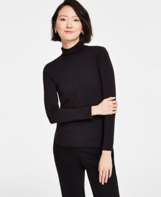 Jones New York - Women's Long-Sleeve Mock-Neck Top