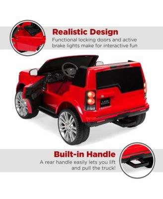 12V 3.7 MPH 2-Seater Licensed Land Rover Ride On Car Toy w/ Parent Remote Control