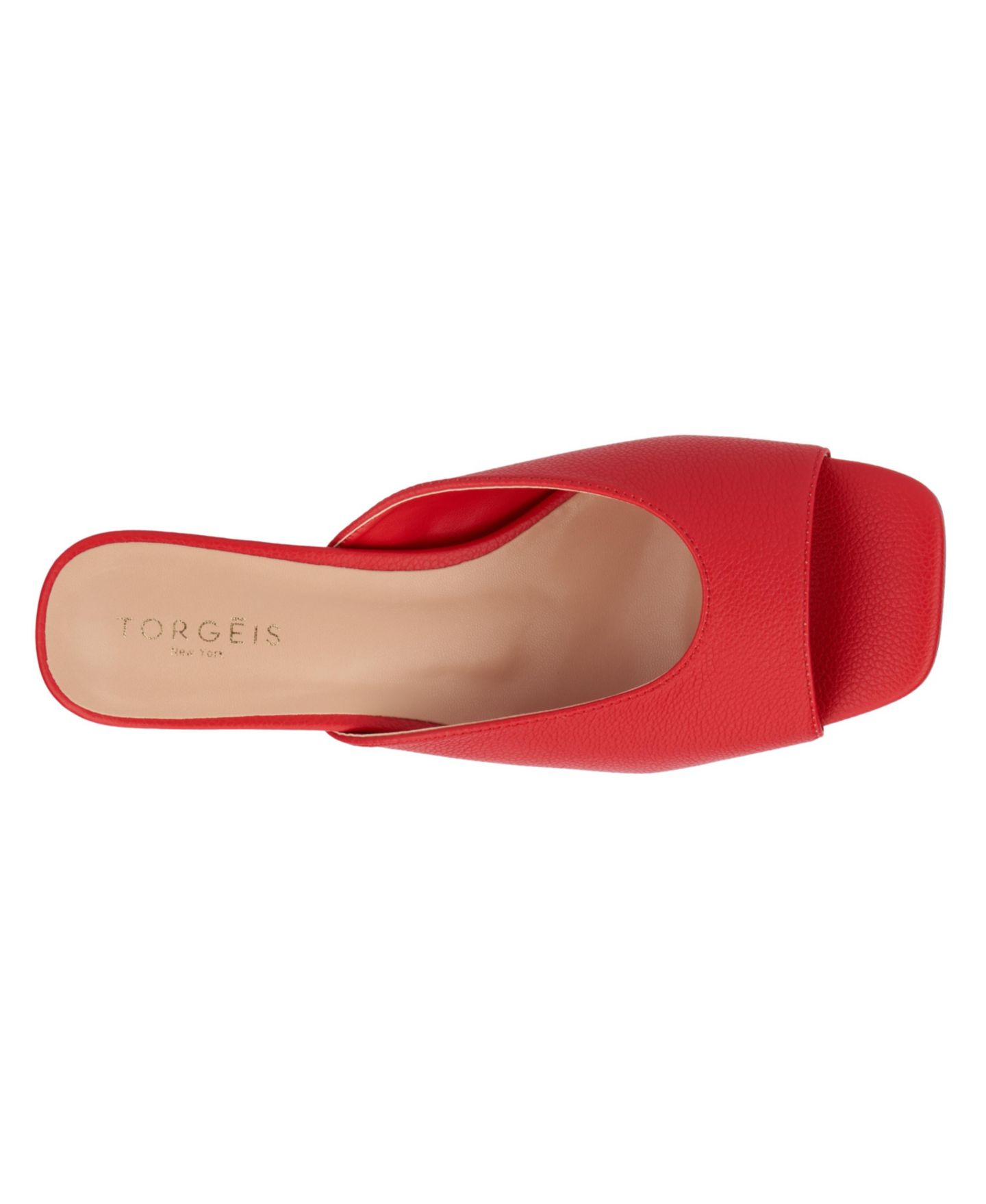 Женские сандалии Torgeis Carissa Wedge Slide Sandal, цвет: Красный — фото 3
