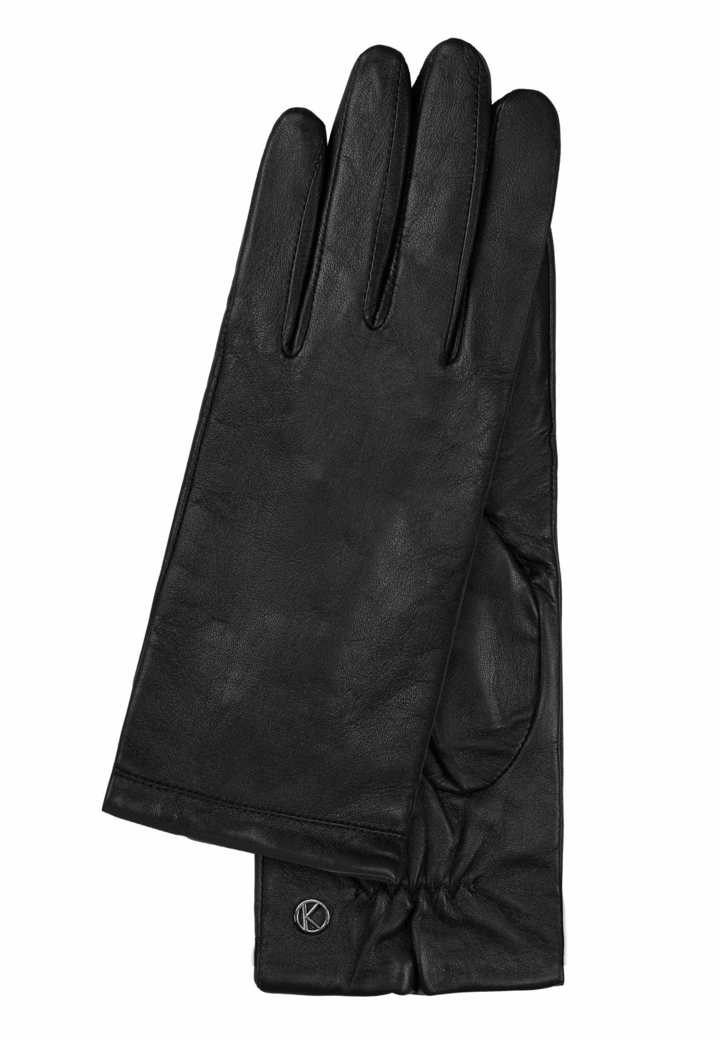Женские перчатки KESSLER Women`s Premium Lamb Leather Touchscreen Gloves Style Chelsea, цвет: Чёрный — фото 1