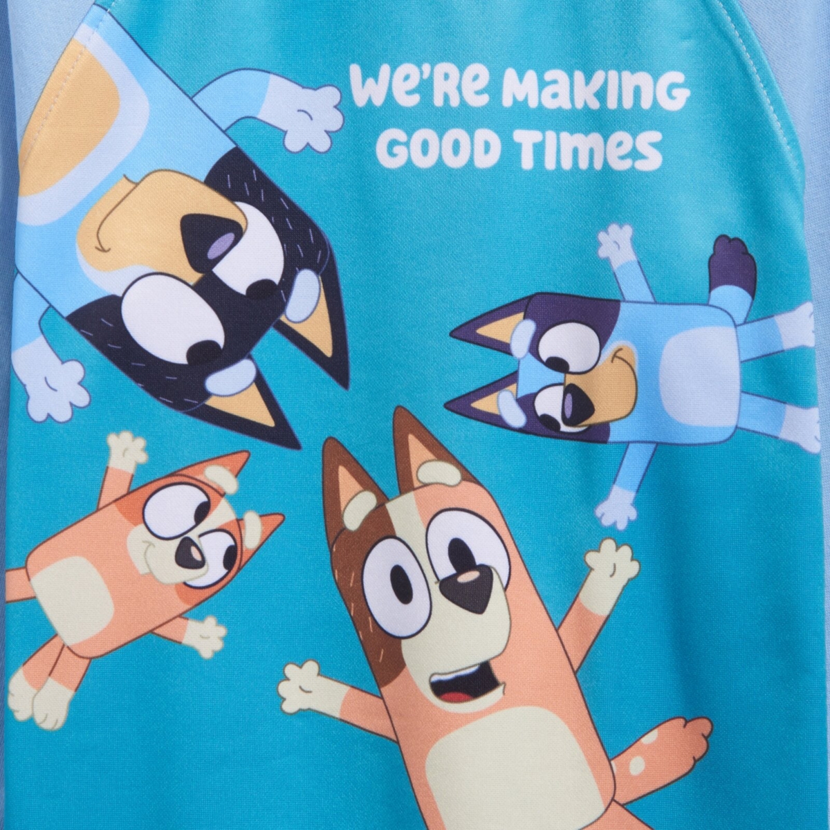 Bluey Little Boys Fleece Sweatshirt and Cotton Gauze Hat