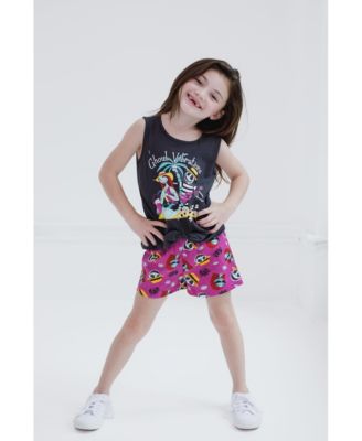 Girls Tank Top and French Terry Shorts to