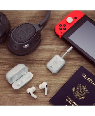 Connect Air In-Flight Bluetooth Wireless Audio Transmitter Adapter for up to 2 AirPods / Other Headphones