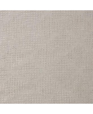 Premium 2-Panel Diamond Textured Semi Sheer Curtain Panels - 3-in-1 Back Tab, Rod Pocket, Ring Tab - for Windows Living Room Bedroom - Semi-Sheer Drapes for Privacy - 52 x 84 Inches - Taupe