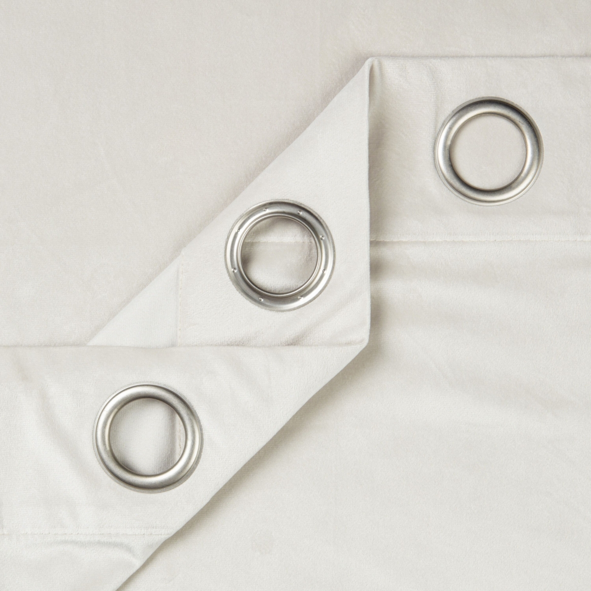 Chanasya Premium Taupe Velvet Curtains Panel Set 2 -Piece