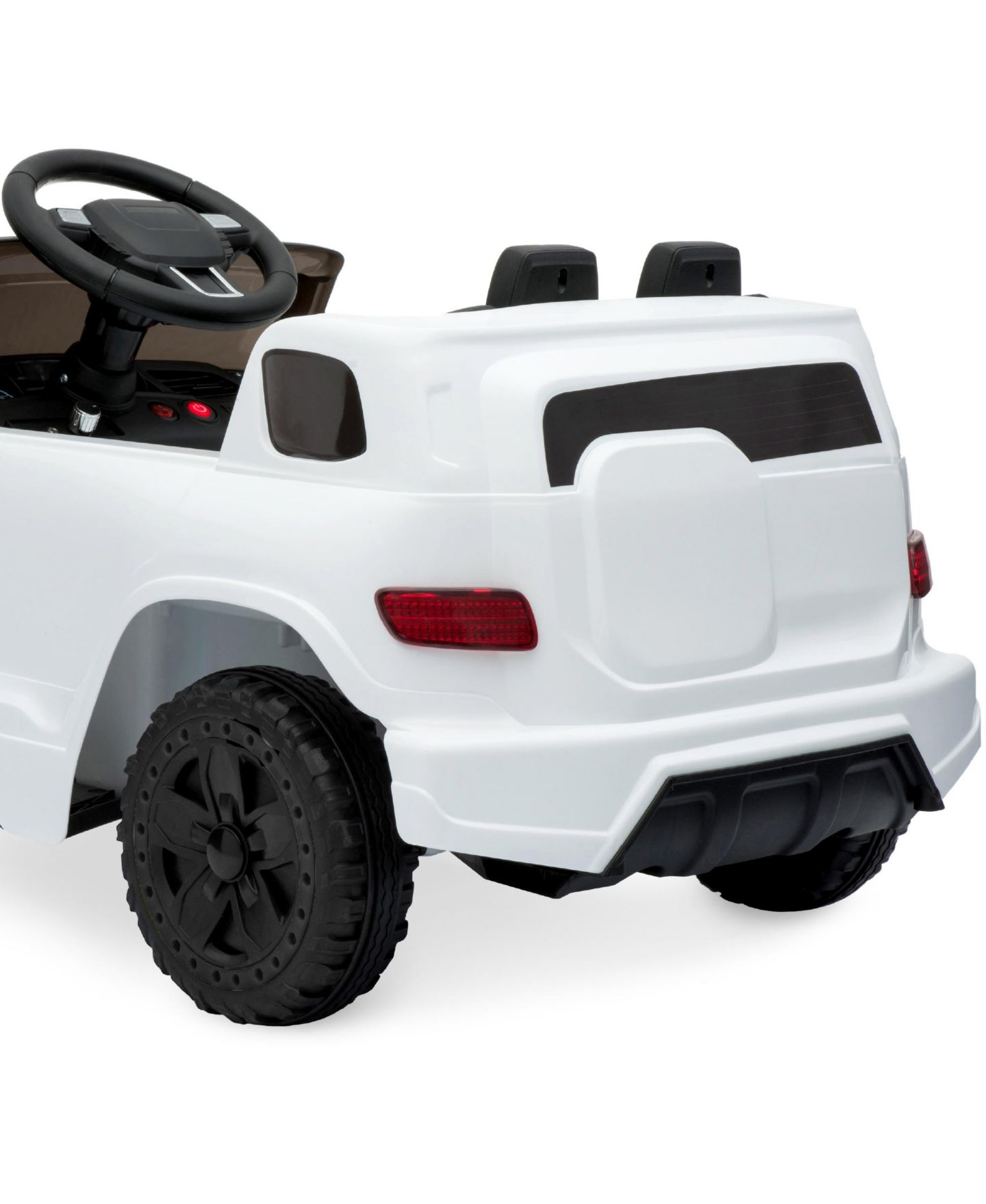 Детская игрушка Best Choice Products 6V Kids Ride On Car Truck with Parent Control, 3 Speeds, 44 lbs. Capacity, Ages 3+, цвет: Белый — фото 4