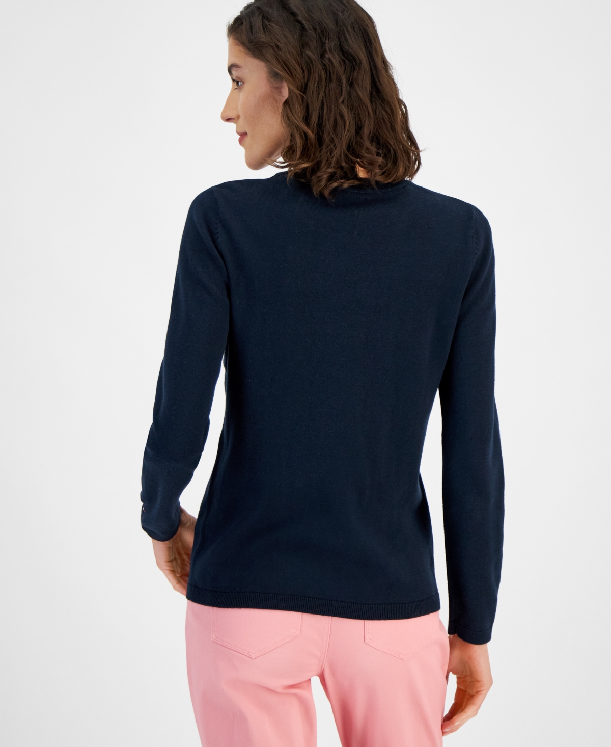 Tommy Hilfiger Women's Long-Sleeves Heart Sweater