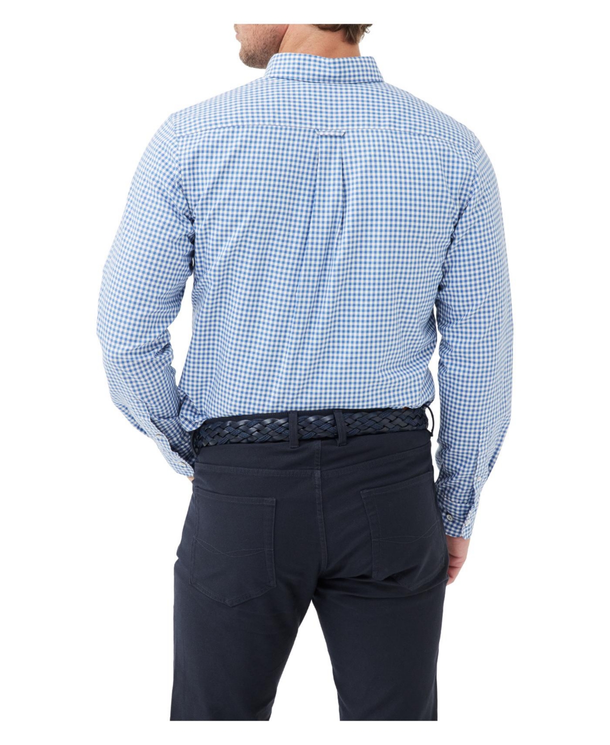 Rodd & Gunn Gunn Check Oxford Sports Fit Shirt In Blue