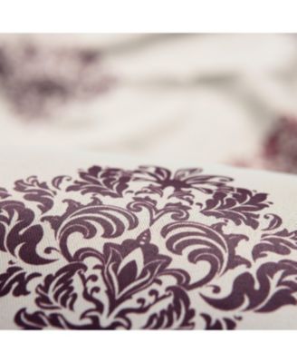 Premium 2-Panel Traverse Damask Room Darkening Curtains - 3-in-1 Back Tab, Rod Pocket, Ring Tab - for Windows Living Room Bedroom