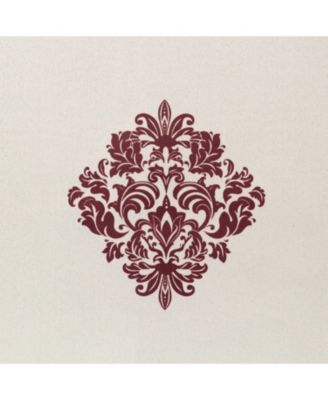 Premium 2-Panel Traverse Damask Room Darkening Curtains - 3-in-1 Back Tab, Rod Pocket, Ring Tab - for Windows Living Room Bedroom