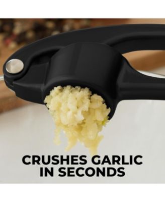 Stainless Steel Garlic Press – Durable, Easy-Squeeze Handle, Garlic Masher