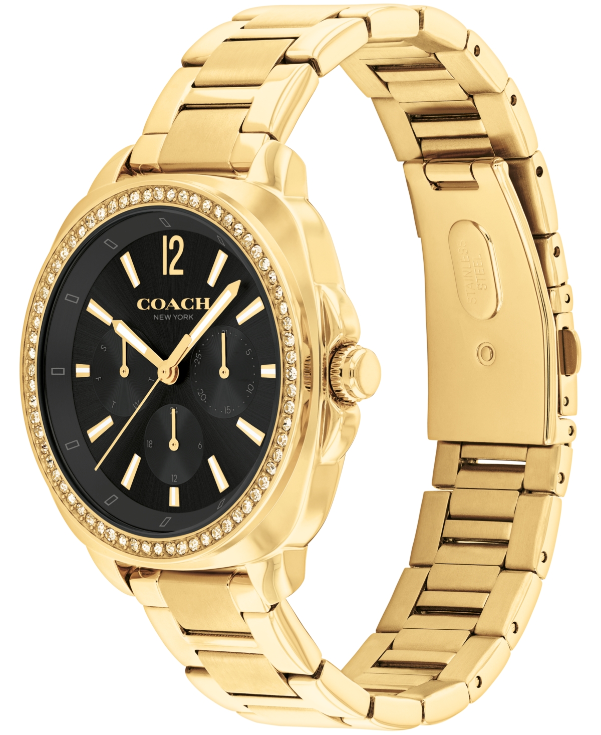 Coach Women's Kitt Gold-Tone Stainless Steel Bracelet Watch 38mm