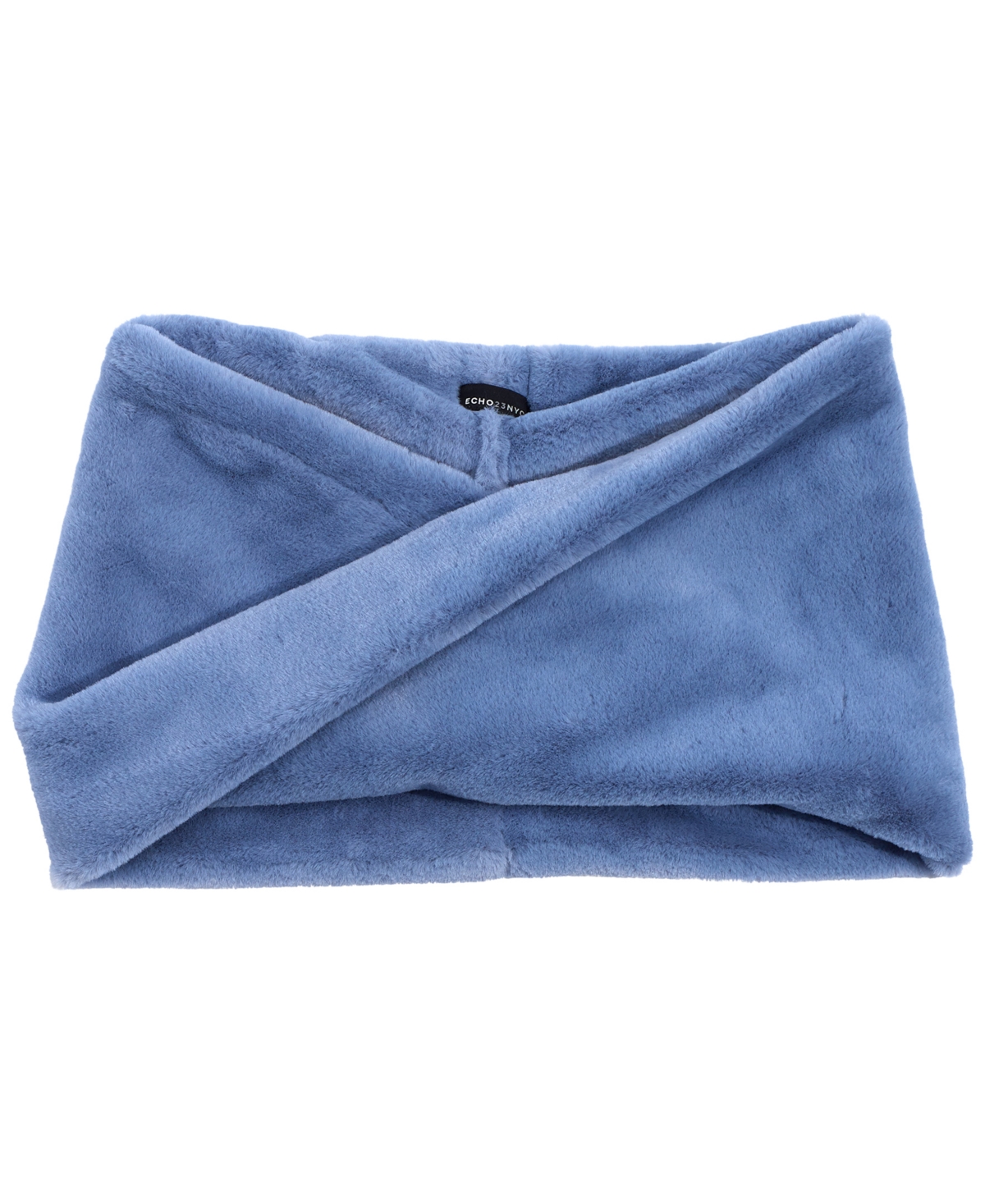 Echo 23 Faux Fur Twist Loop Headband In Blue Violet