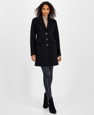 MICHAEL MICHAEL KORS コート Women's Single-Breasted Coat Michael Kors Women's Single-Breasted Wool Blend Coat