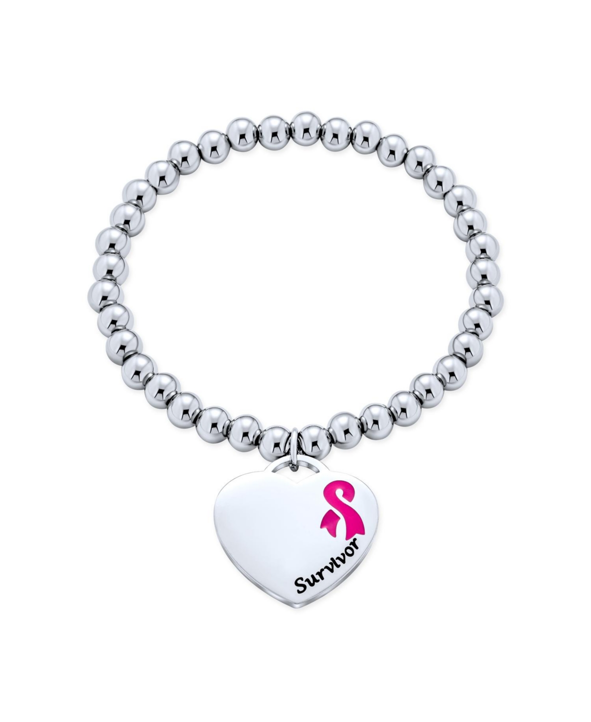 Bling Jewelry Type 1 Diabetes Medical Alert Id Bracelet Heart Pink Cancer Ribbon