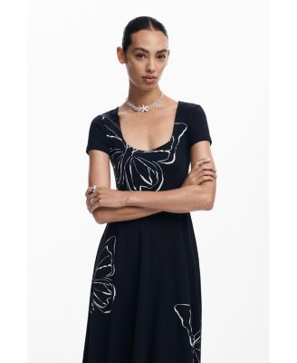 Women's Butterfly midi dress