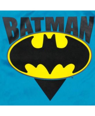 Little Boys Justice League Batman Graphic T-Shirt Sleeveless and Shorts 3 Piece Outfit Set to