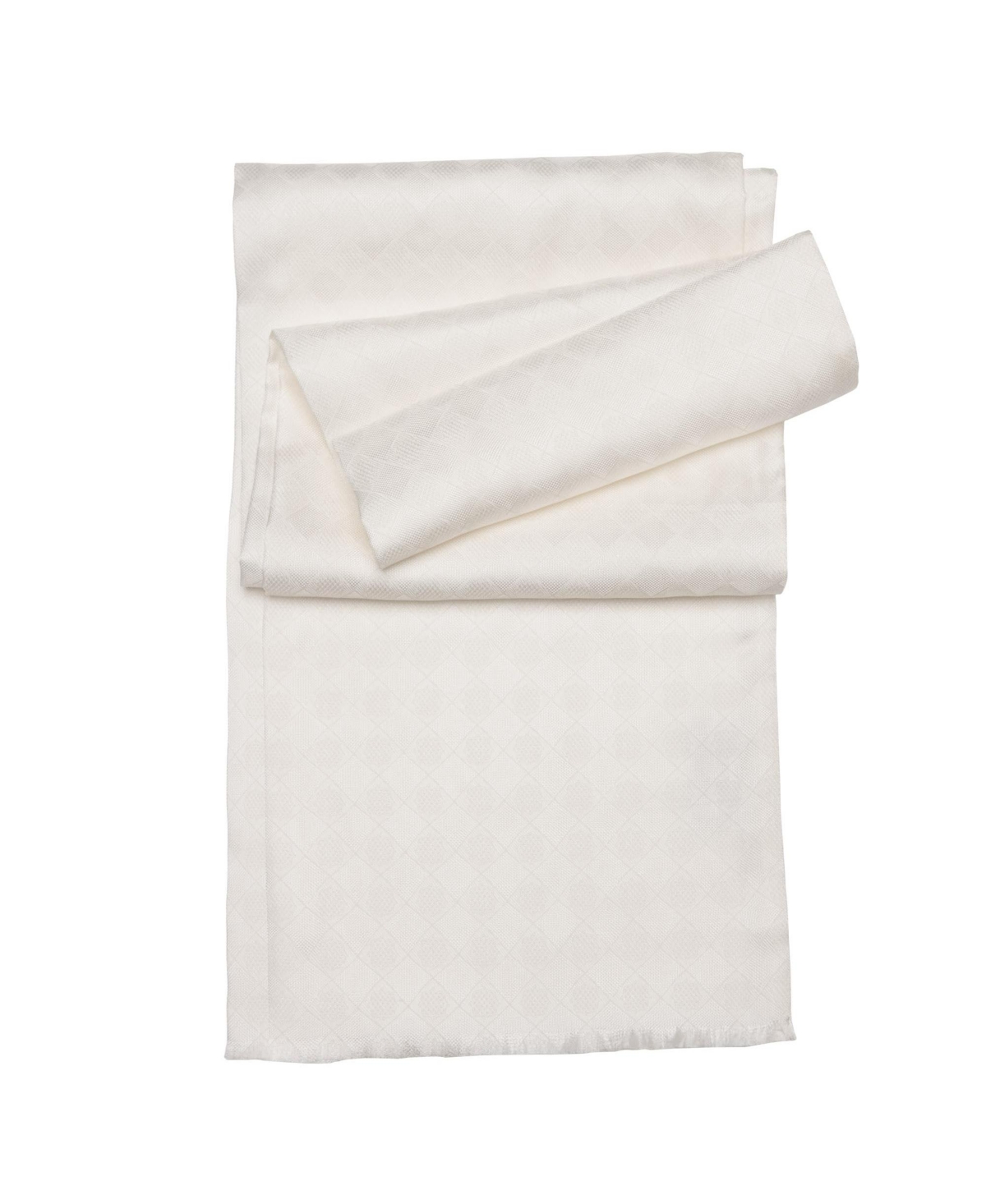 Men's Verdi - Silk Opera Scarf for Men - White