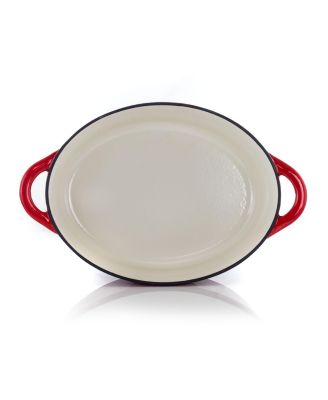 7-Quart Enameled Cast Iron Oval Casserole