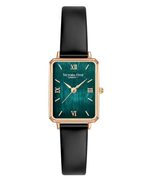 Женские часы Victoria Hyde London Rectangular Watch by Victoria Hyde, цвет: Чёрный зелёный