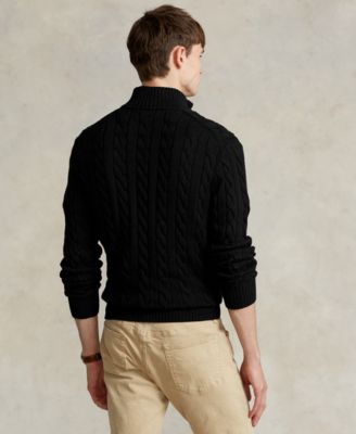 Men's Cable-Knit Cotton Sweater