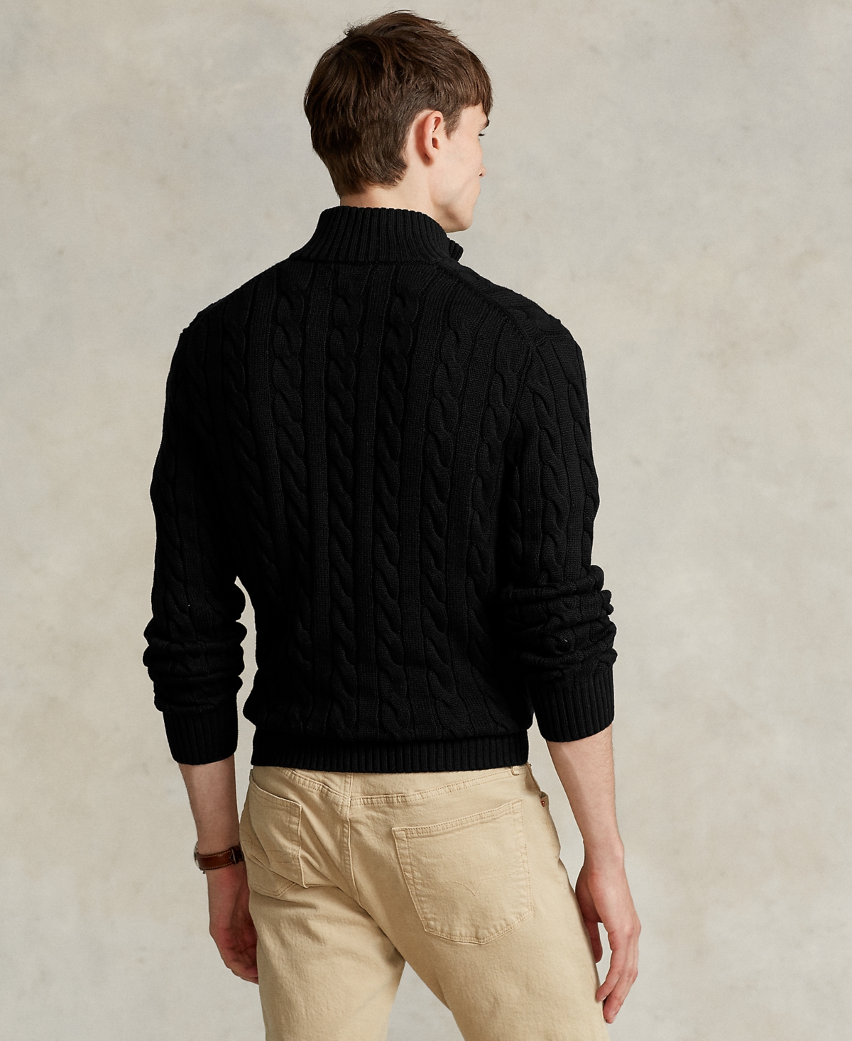 Polo Ralph Lauren Men's Cable-Knit Cotton Sweater