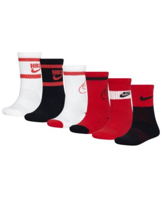 Little Kids 6-Pack Retro Crew Socks