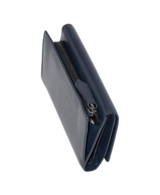 Ladies Medium Full Leather Clutch Wallet