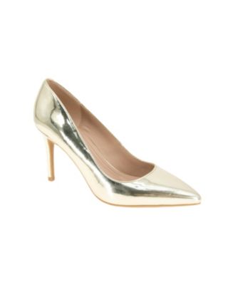 BCBGeneration Women's Jessa Pump - Stiletto Sandal With Bow Straps & Back Zip, 3.75" Heel