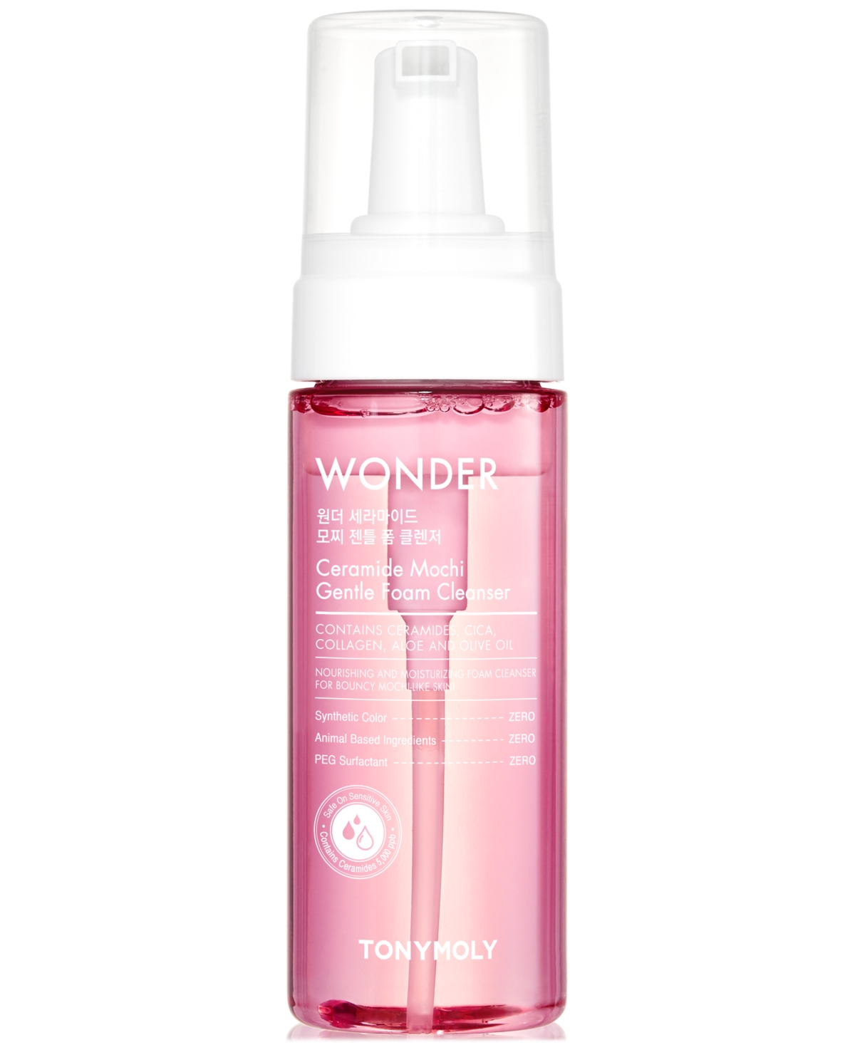 Tonymoly Wonder Ceramide Mochi Gentle Foam Cleanser In No Color