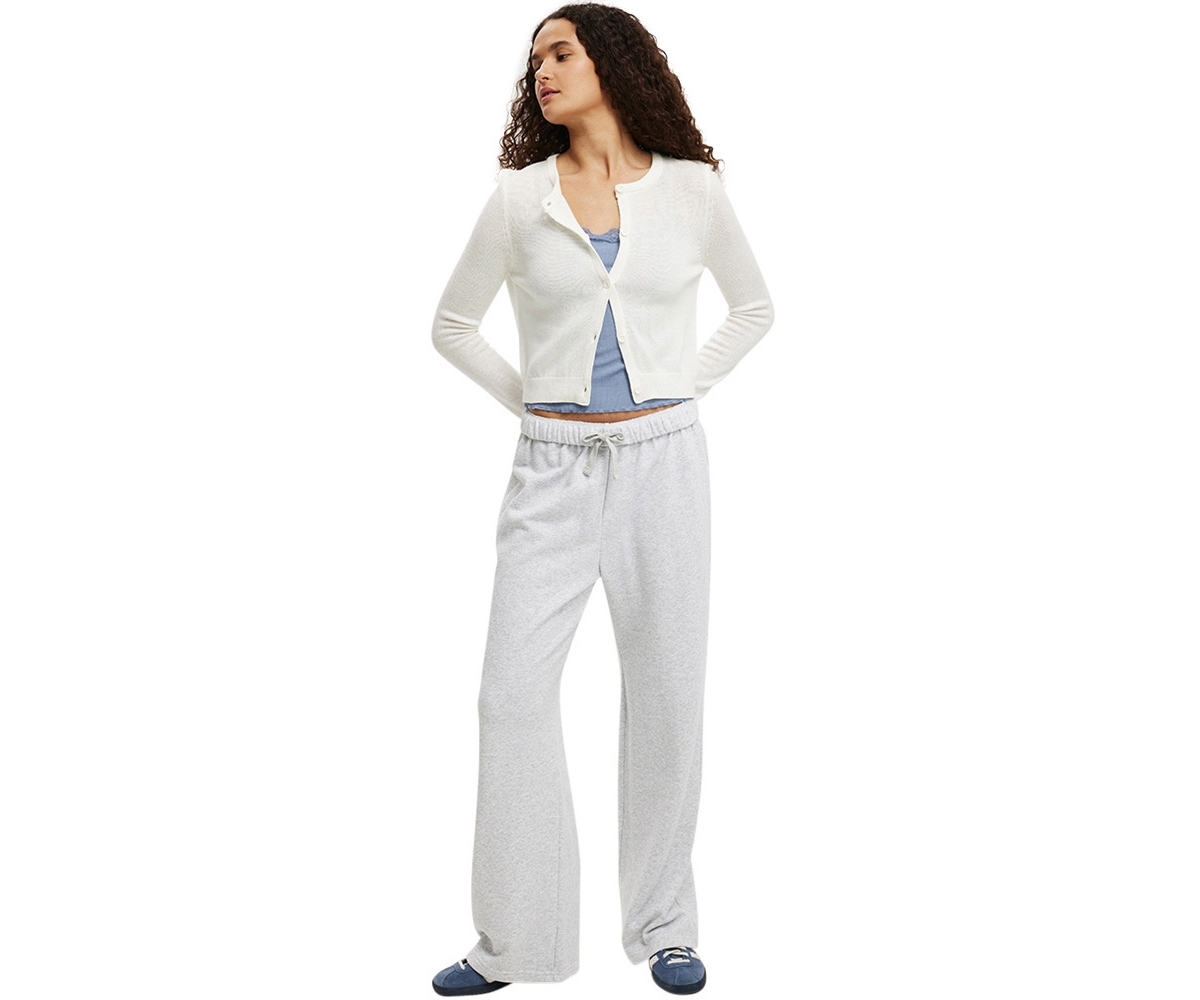 Cotton On Women's Classic Fleece Wide Leg Sweatpant