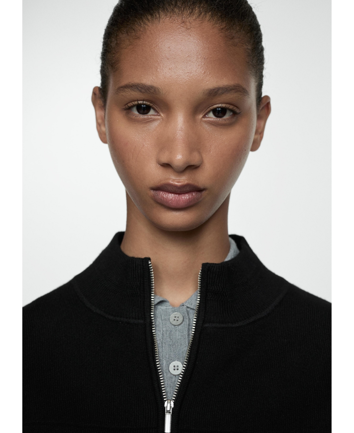 MANGO WOMEN'S POCKET KNIT JACKET 