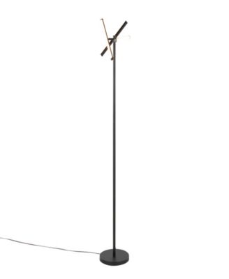 65" Metal Icicle Swivel Floor Lamp