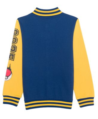 Pokemon Big Boys Pikachu Varsity Jacket