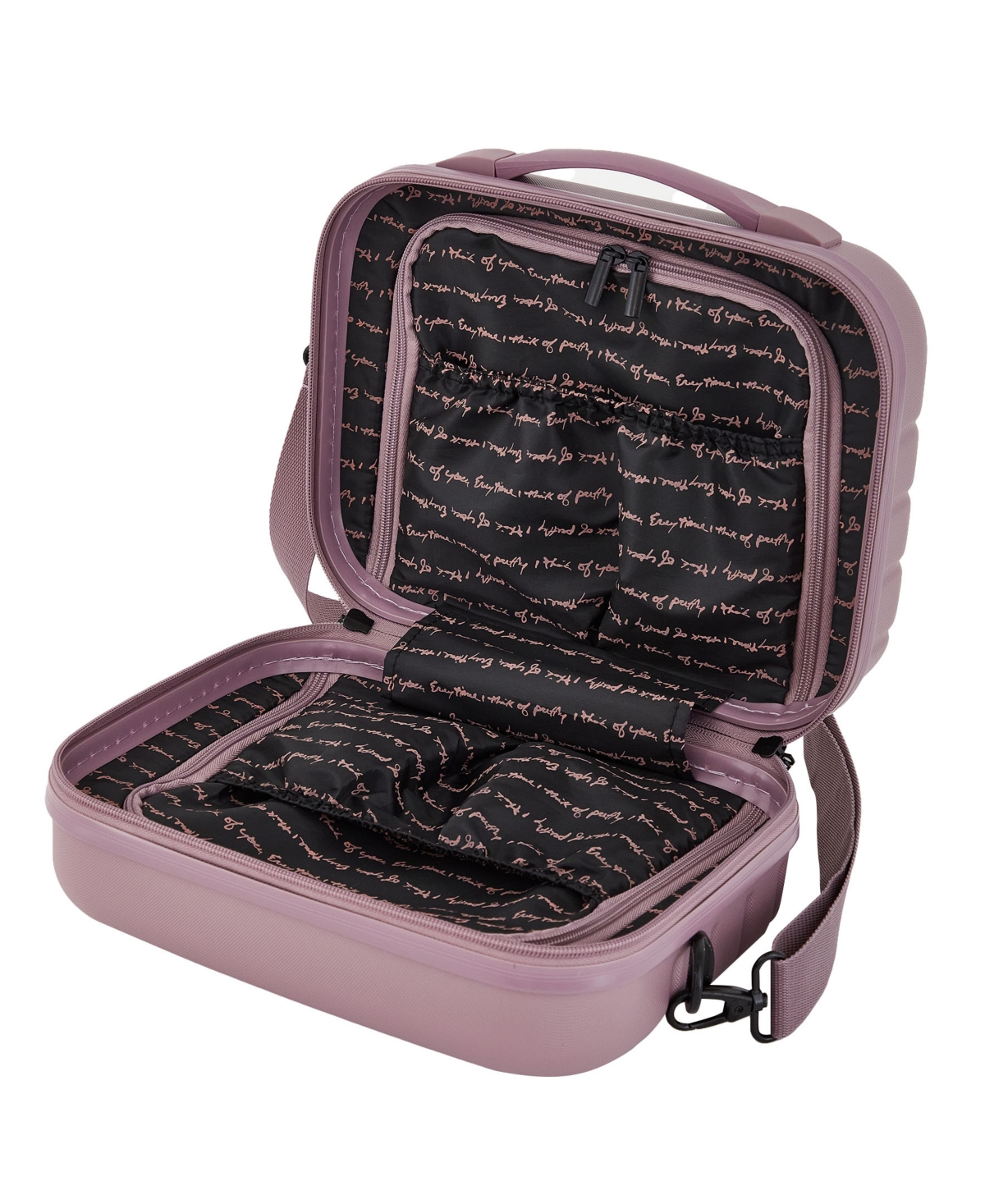 Kensie Graceful Collection 2 Pc. Expandable Rolling Hardside Luggage Set In Discreet Muave ModeSens
