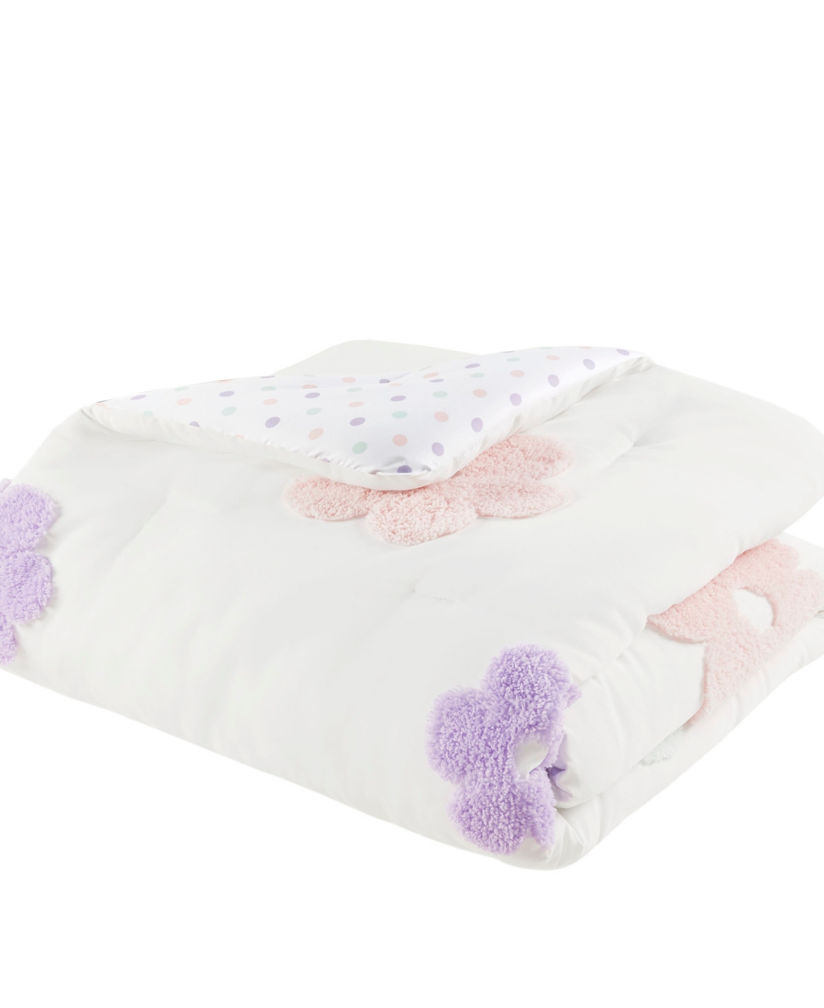 Urban Habitat Gracie Floral Reversible 4-pc. Comforter Set, Full/queen In White,purple