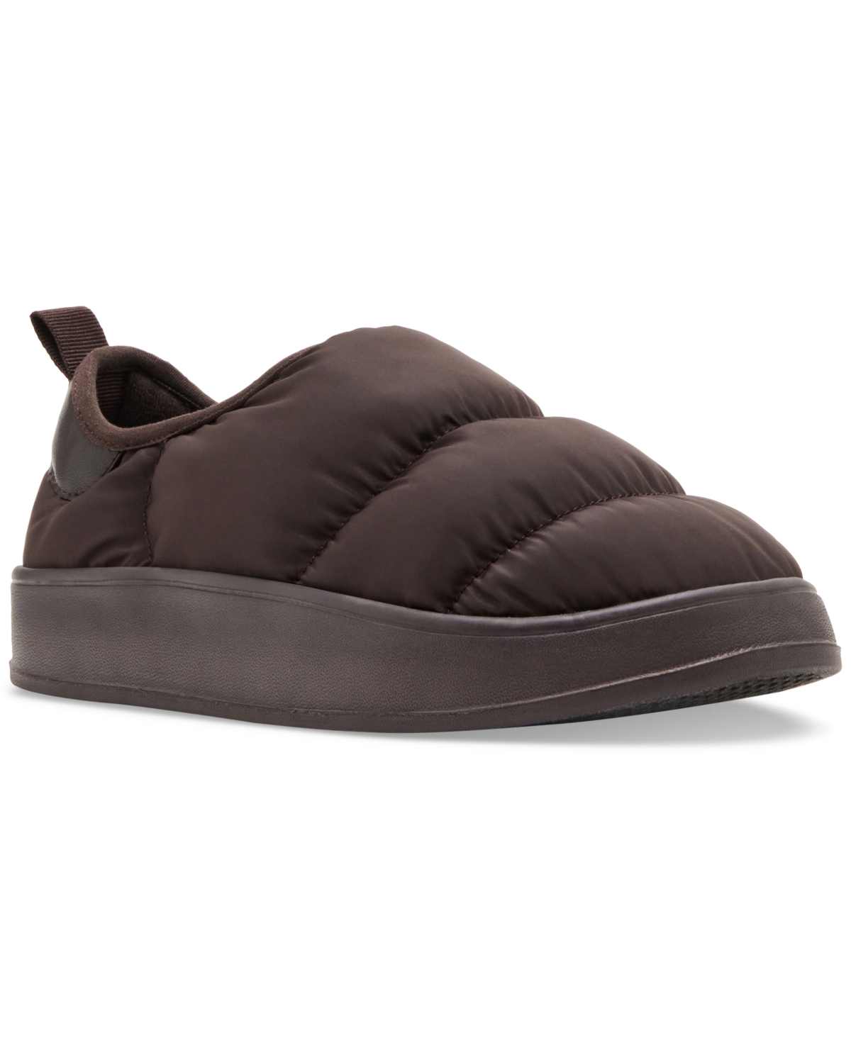 Madden Girl Comfy Slip-on Puffer Clogs In Chocolate
