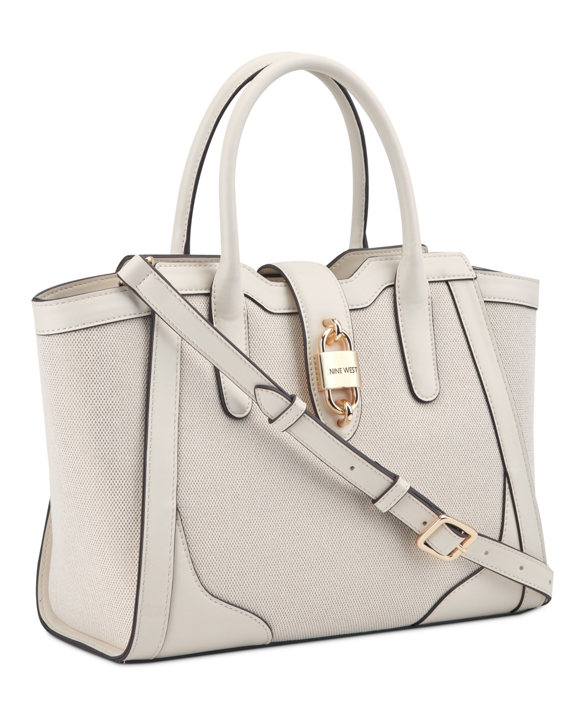 NINE WEST WESSON LARGE SATCHEL BAG 