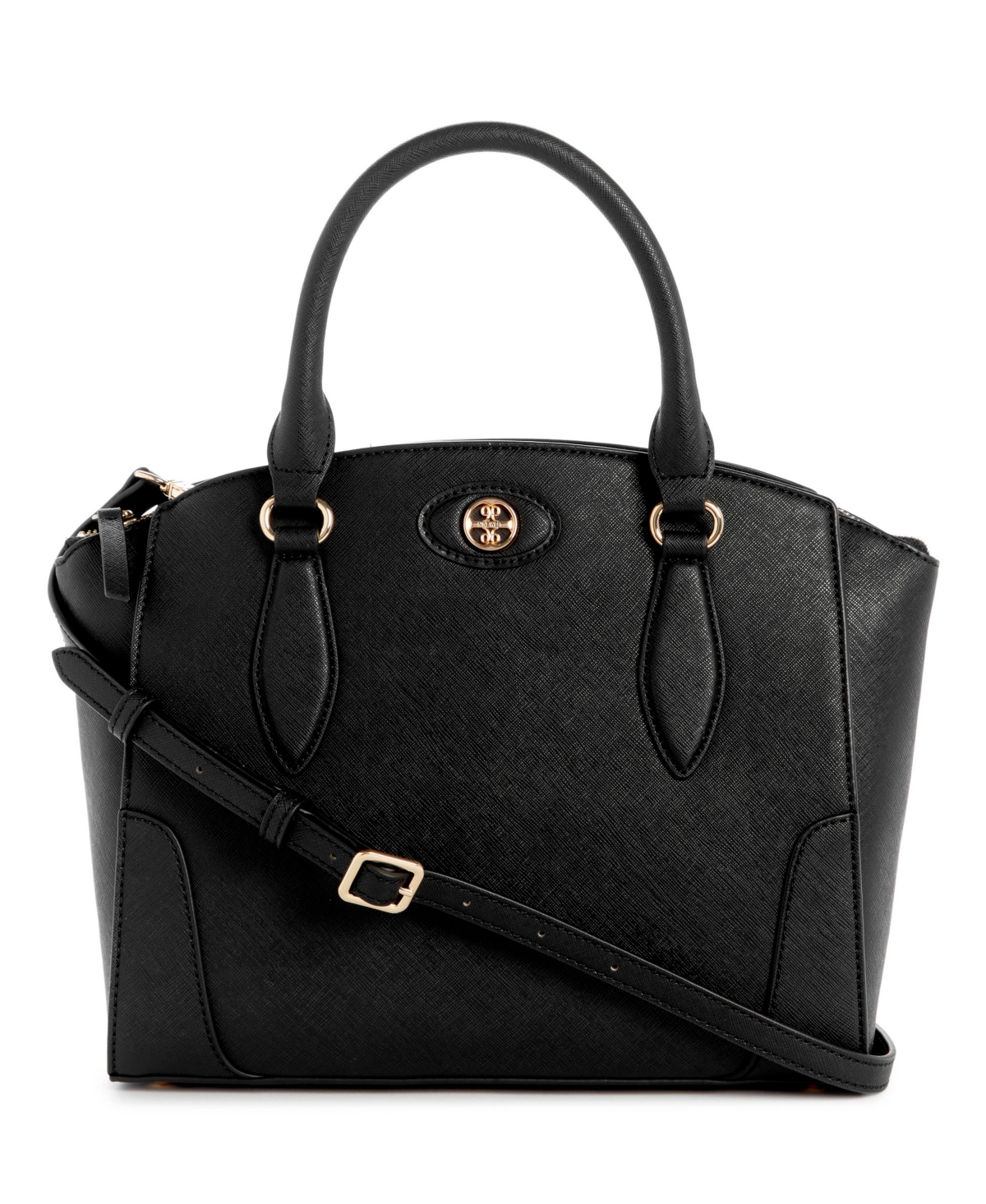 Shop Nine West Women's Innes Satchel Bag In Black