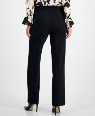 Women's Sailor-Pocket Mid-Rise Wide-Leg Pants