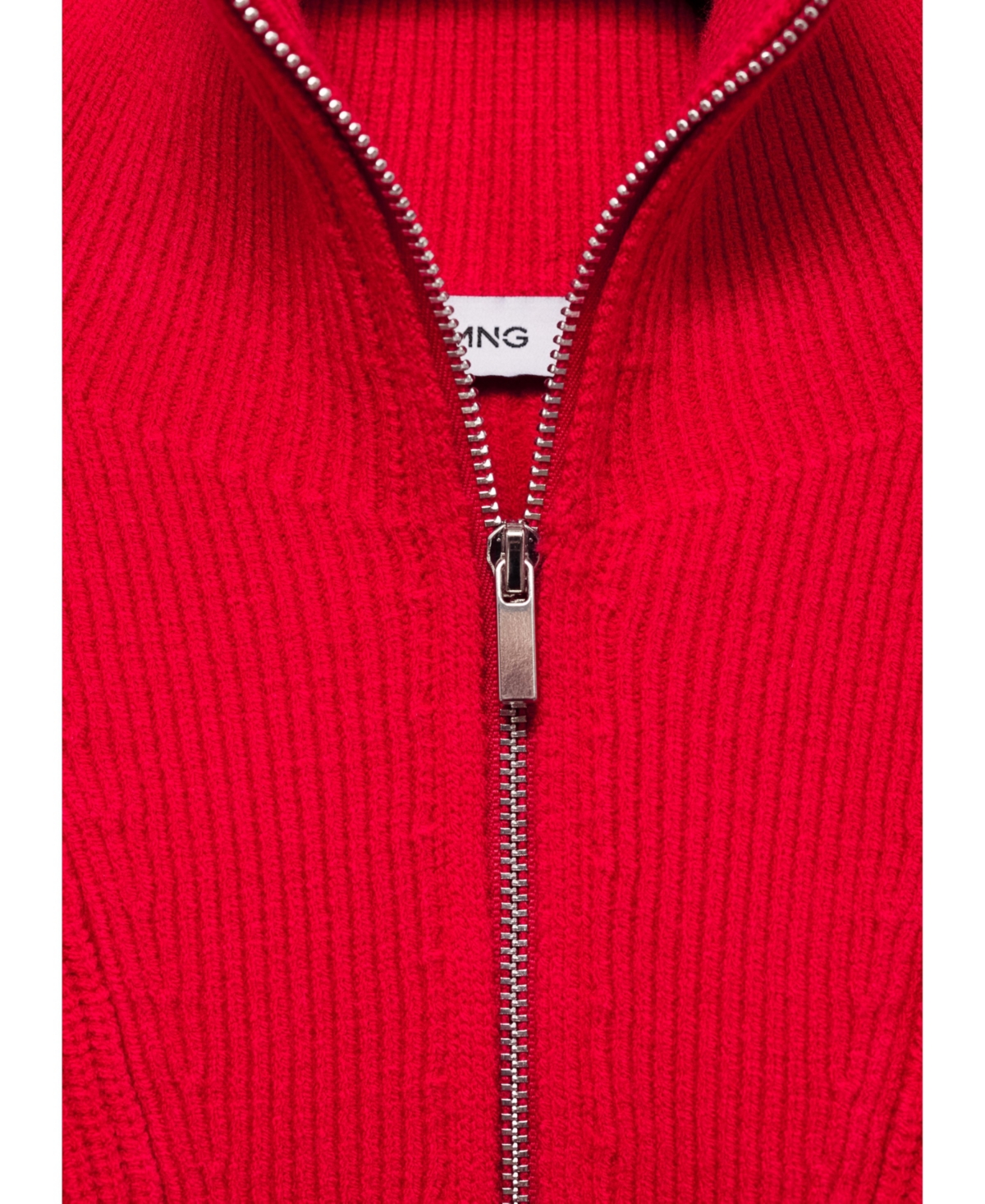 Mango Women's Zip Neck Jumper