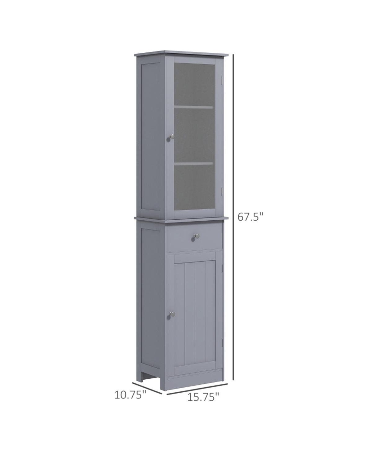 SlickblueBathroom Storage Cabinet – Elegant and Functional Solution for Bathroom Organization - Grey