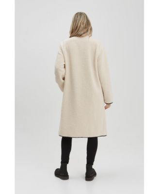 Maternity Teddi Baby Wearing Long Coat