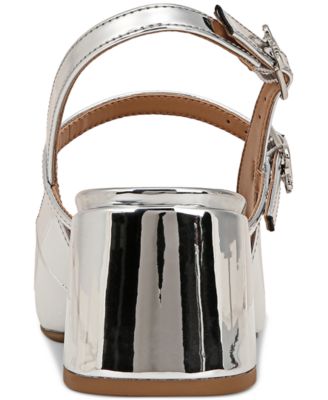 Women's Grace Block Heel Slingback Mary Jane Pumps