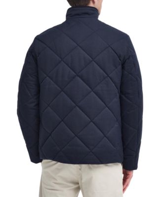 Barbour Men's Embleton Quilted Full-Zip Brushed Herringbone